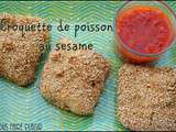 Poisson sésame et sauce tomate