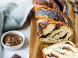 Brioche tressée au chocolat, façon Babka / Krantz