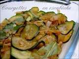 Courgettes en ESCABÈCHE