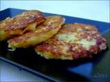 Galettes de courge spaghetti au bacon