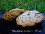 Madeleines aux PÉPITES de chocolat et au citron