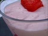 Mousse de fraises et ricotta au citron