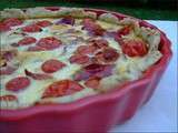 Quiche aux tomates cerises et jambon cru