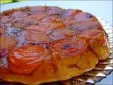 Tatin d’abricots au romarin