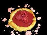 Tartelettes aux pralines et aux framboises