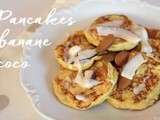 Pancakes banane coco