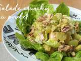 Salade crunchy au poulet