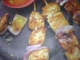 Brochettes de poulet au pamplemousse