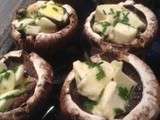 En apero ou en entree les champignons farcis