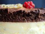 Entremet chocolat-poires