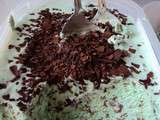 Glace menthe-chocolat