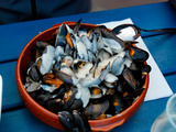 Moules au roquefort