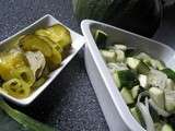 Courgettes aigres-douces au curry