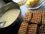 Galettes ou gauffres aux ananas pour mon anniversaire