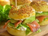 Bagels saumon avocat