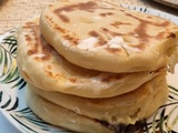 Cheese naan chèvre et miel