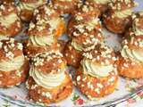 Choux à la ganache montée au café