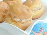 Choux au thon et fromage frais