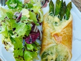 Feuilleté aux asperges et saumon