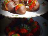 Fraises au chocolat