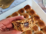 Gateau healthy à la compote et pépites de chocolat