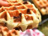 Gaufre de Liège aux pépites de chocolat