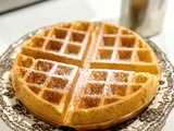 Gaufre gourmande ultra moelleuse : la recette épaisse et aérienne qu’on adore