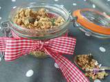 Granola ou muesli salé