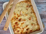 Lasagnes au saumon et mozzarella