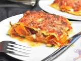 Lasagnes tomate, courgette et chorizo