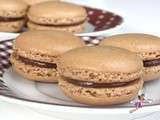 Macarons café et trois chocolats