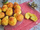 Mini-cakes aux oeufs de caille et Cantal