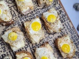 Mini croques thon et oeufs de caille