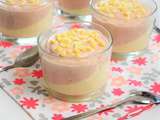 Mousse fraise chocolat blanc