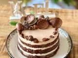 Naked cake au chocolat