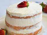 Naked cake aux fraises