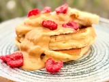 Pancakes banane beurre de cacahuètes