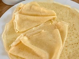 Pâte à crêpes légères