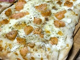 Pinsa Bianca au saumon