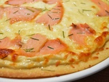 Pizza saumon fumé