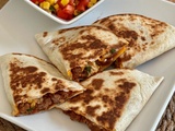 Quesadillas mexicaines boeuf et cheddar