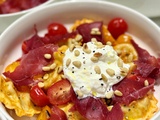 Ravioli bresaola et burrata
