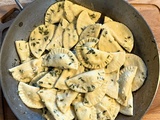 Ravioli maison au jambon et mascarpone