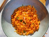 Salade de lentilles corail au curry, miel et citron