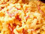 Spaetzle au jambon et fromage