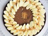 Tarte aux chocolats et caramel