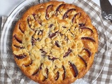 Tarte briochée aux prunes