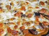 Tarte croustillante champignons mozzarella