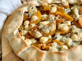 Tarte rustique au bleu et butternut