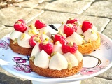 Tartelette Dulcey Framboise Pistache